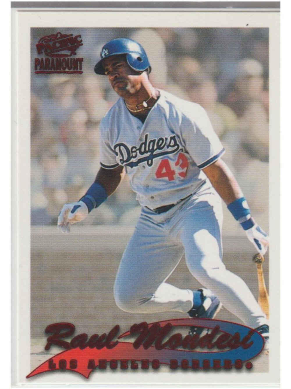 Rare Raul Mondesi 1999 Pacific Paramount Red Foil Parallel #119